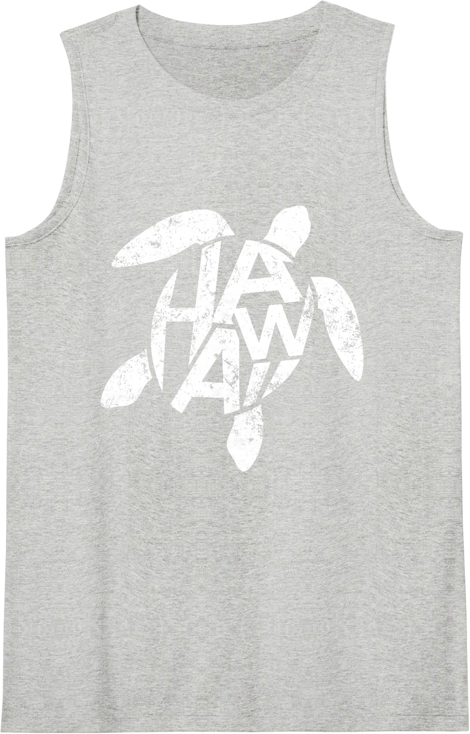 Hawaii Turtle Vintage Sleeveless Tank Top - Heather Grey