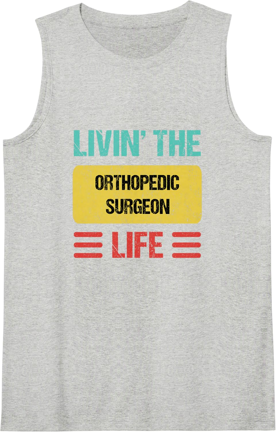 Orthopedic Surgeon Sleeveless Tank Top - Heather Grey