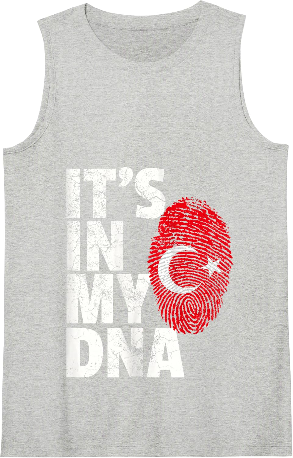 Turkish Turkey Flag Shirt Pride Country Home Nation Gift Tank Top - Heather Grey