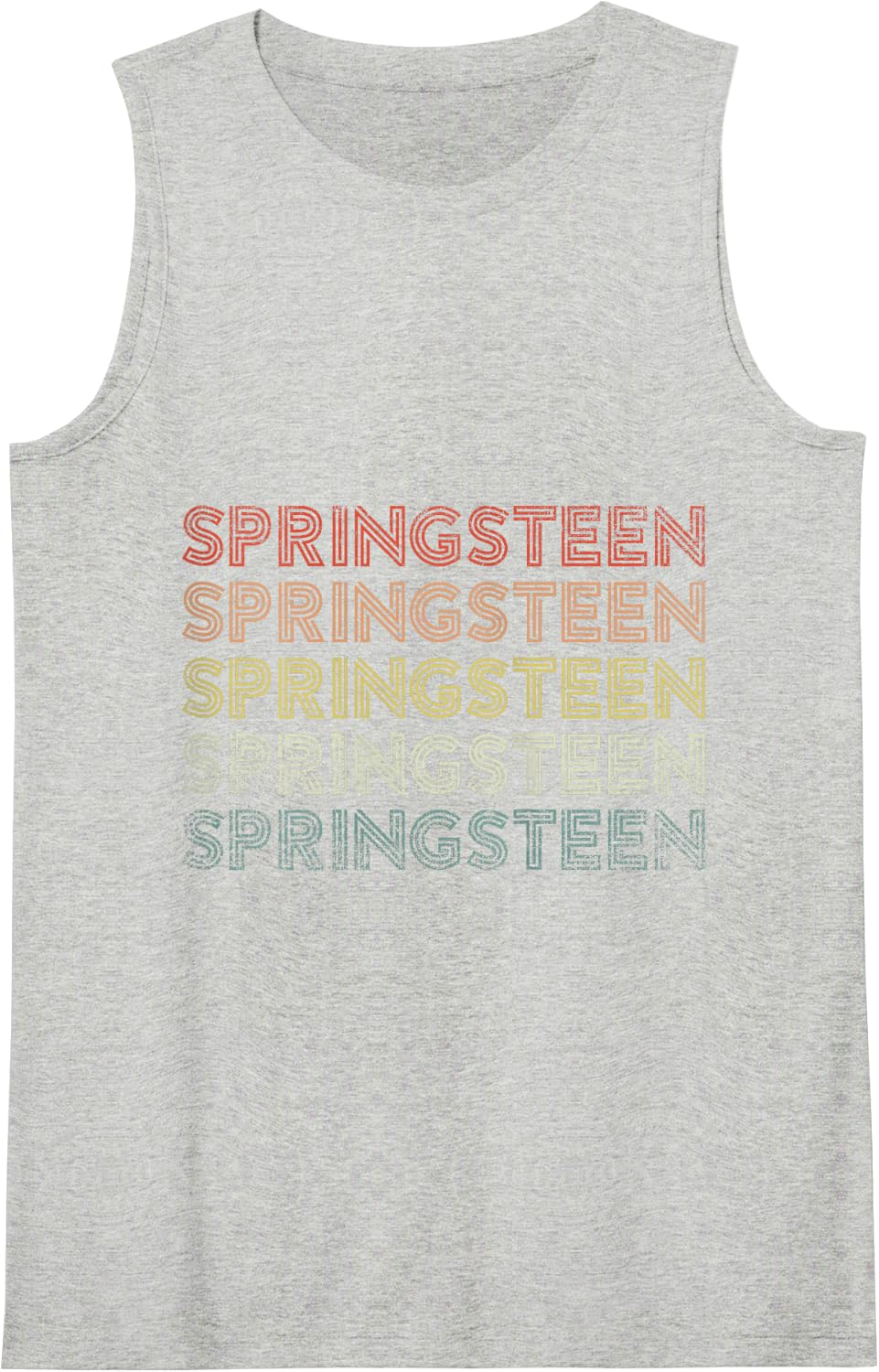 Springsteen Vintage Tank Top - Heather Grey