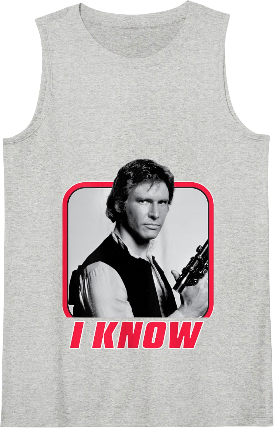 Star Wars Han Solo I Know Valentine's Day Tank Top - Heather Grey