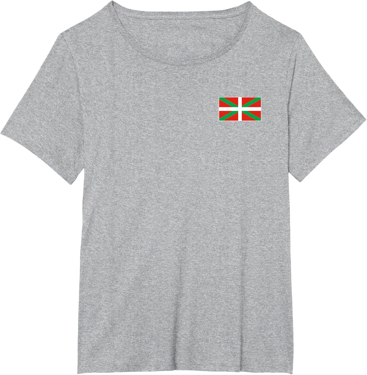 BASQUE COUNTRY FLAG IKURRINA SPAIN T-Shirt - Heather Grey