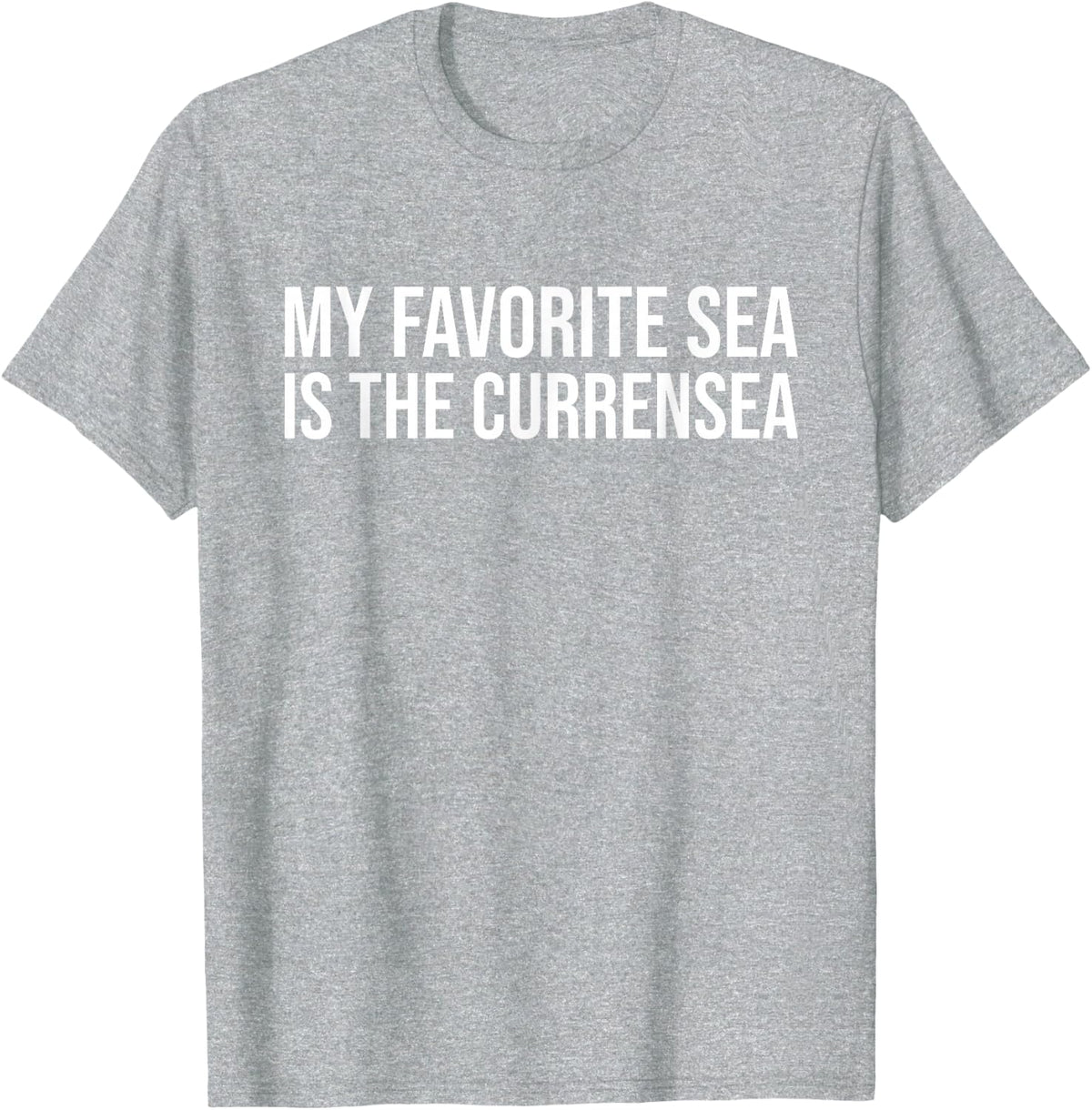 My Favorite Sea is The Currensea Trader Money Pun T-Shirt - Heather Grey