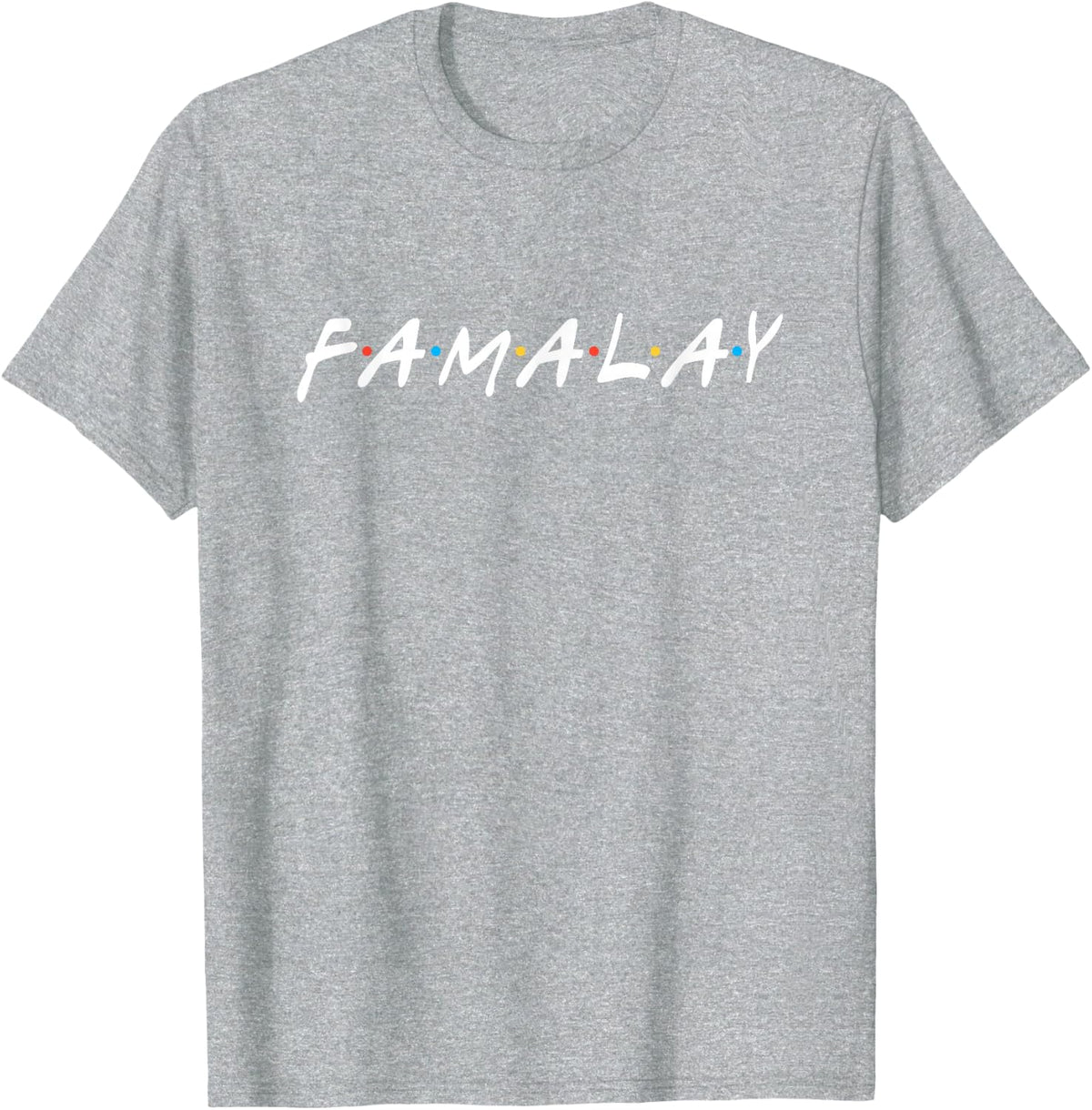 Soca Threads: Famalay (Family) Carnival Shirt T-Shirt - Heather Grey