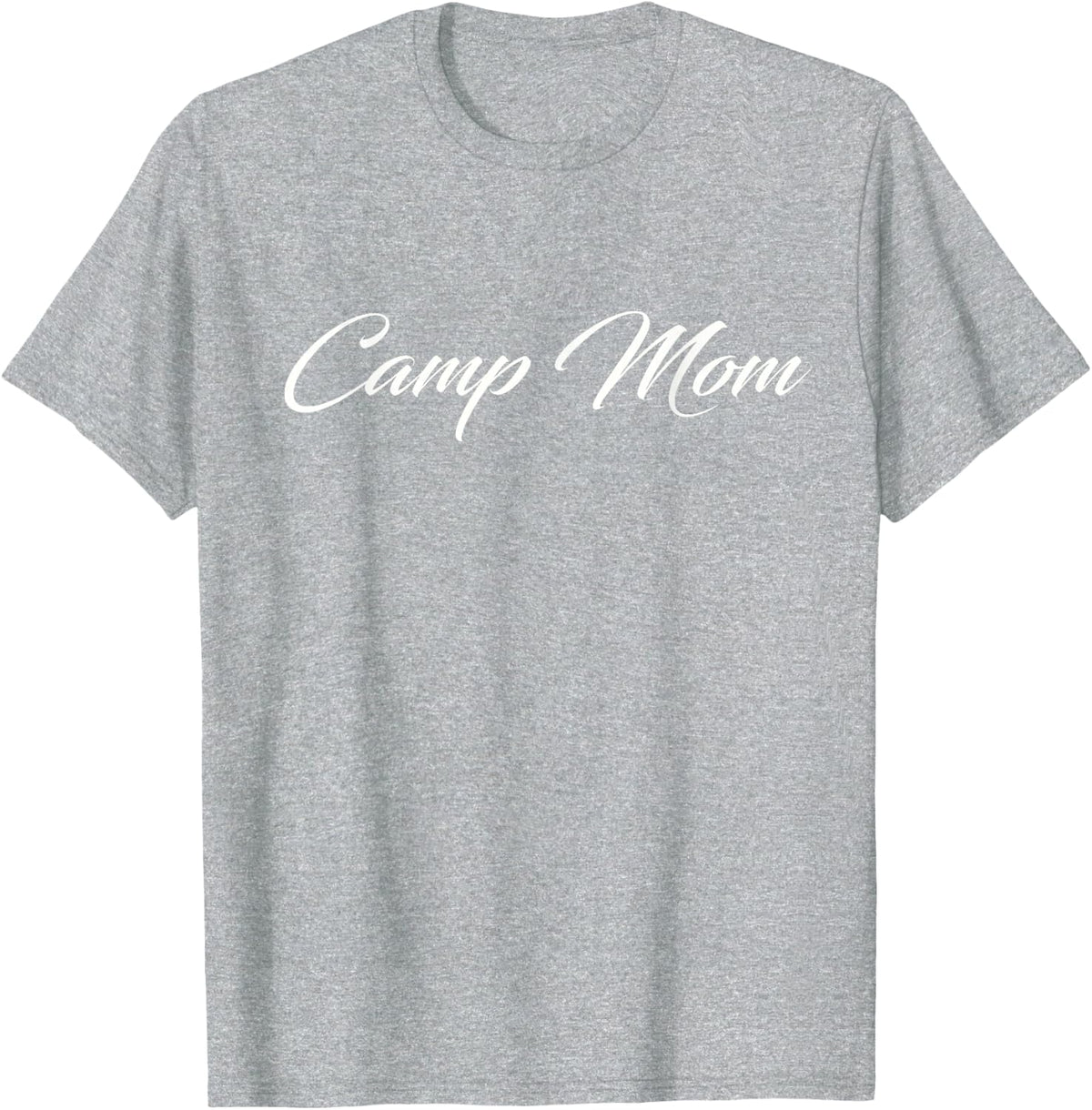 Camp Mom T-Shirt - Heather Grey