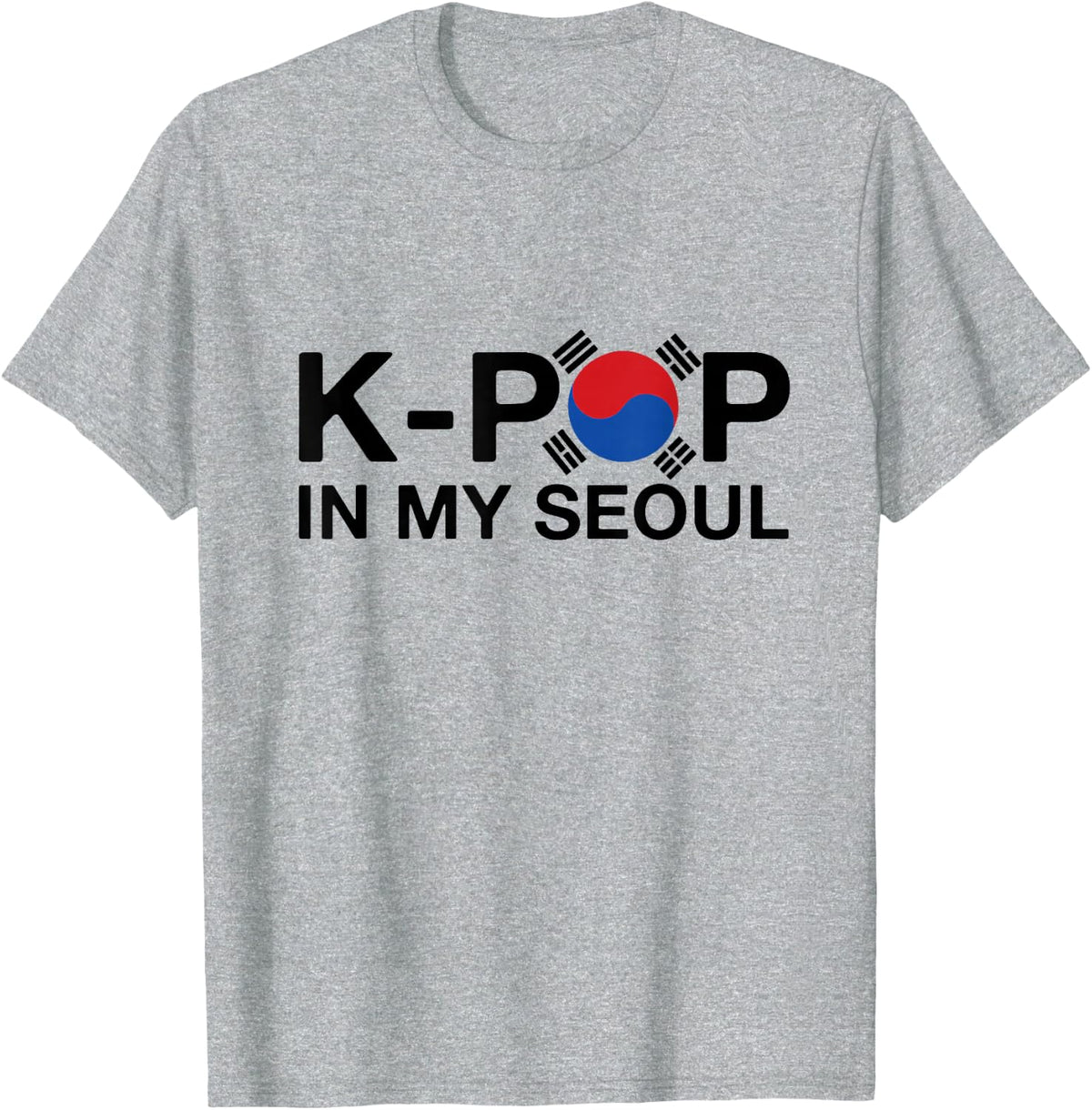 Korean music from South Korea K-Pop T-Shirt - Heather Grey