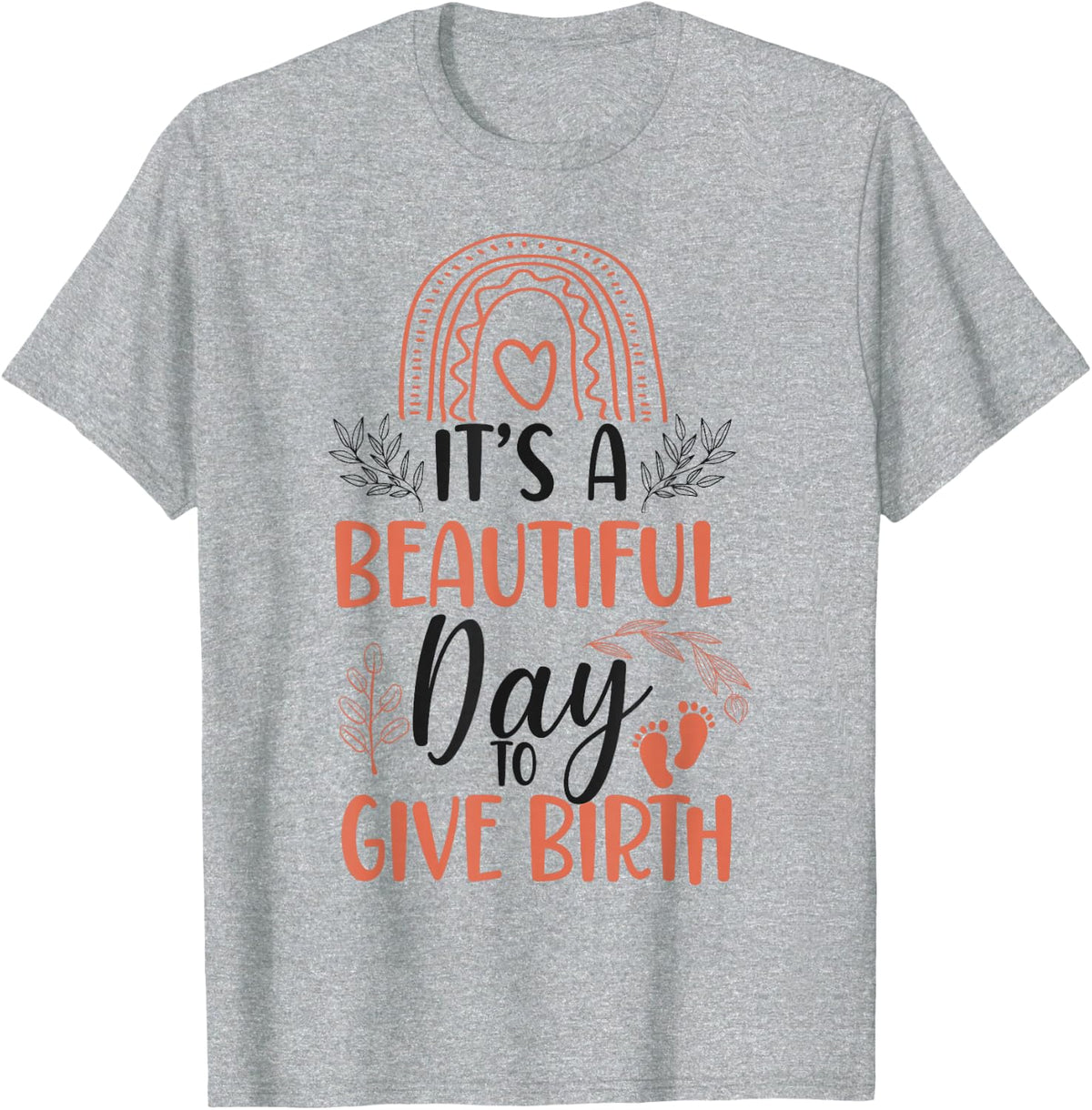 LD Labour And Delivery Nurse Midwife Birth Worker Doula T-Shirt - Heather Grey