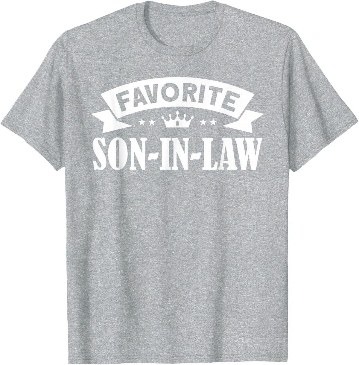Favorite Son-In-Law Son T-Shirt - Heather Grey