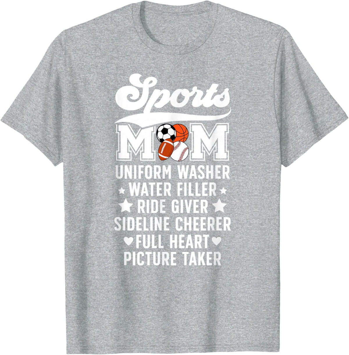 Sports Mom Definition Sports Mama Sports Mother Sport Mom T-Shirt - Heather Grey