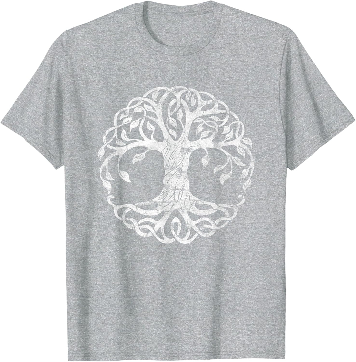 San Patties Irish Celtic Tree Of Life St Patricks Day T-Shirt - Heather Grey